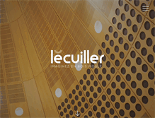 Tablet Screenshot of lecuiller.com